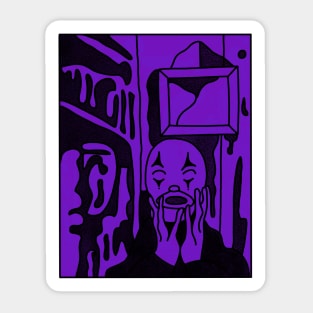 Purple Dark Age Sticker